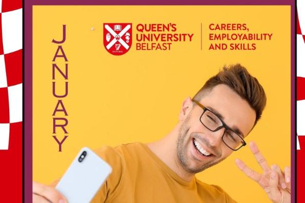 male student holding a mobile phone and smiling taking a selfie